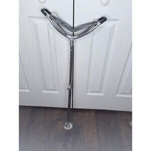 Shooting‎ Stick Folding Leather Seat Hunting, Adjustable Walking Stick